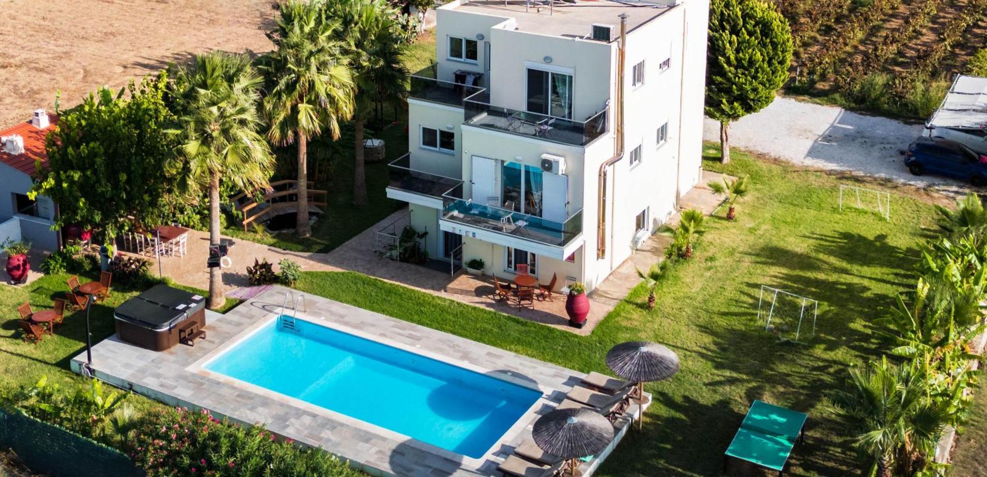 Martimi Apartments - 200M From Drapanias Beach - Pool - Hot Tub - Sauna - Bbq Киссамос Экстерьер фото